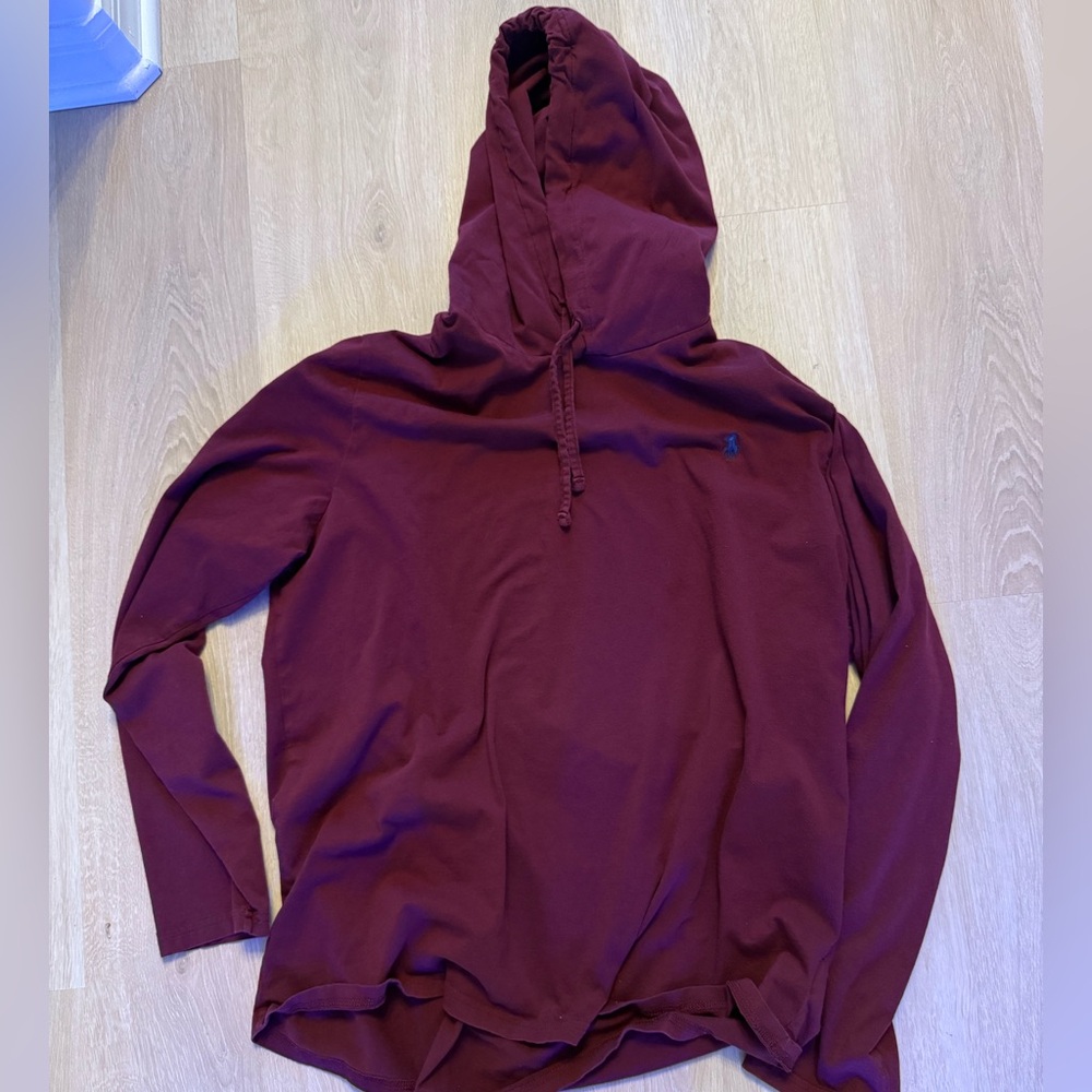 Men’s size large polo Ralph Lauren light hooded pullover